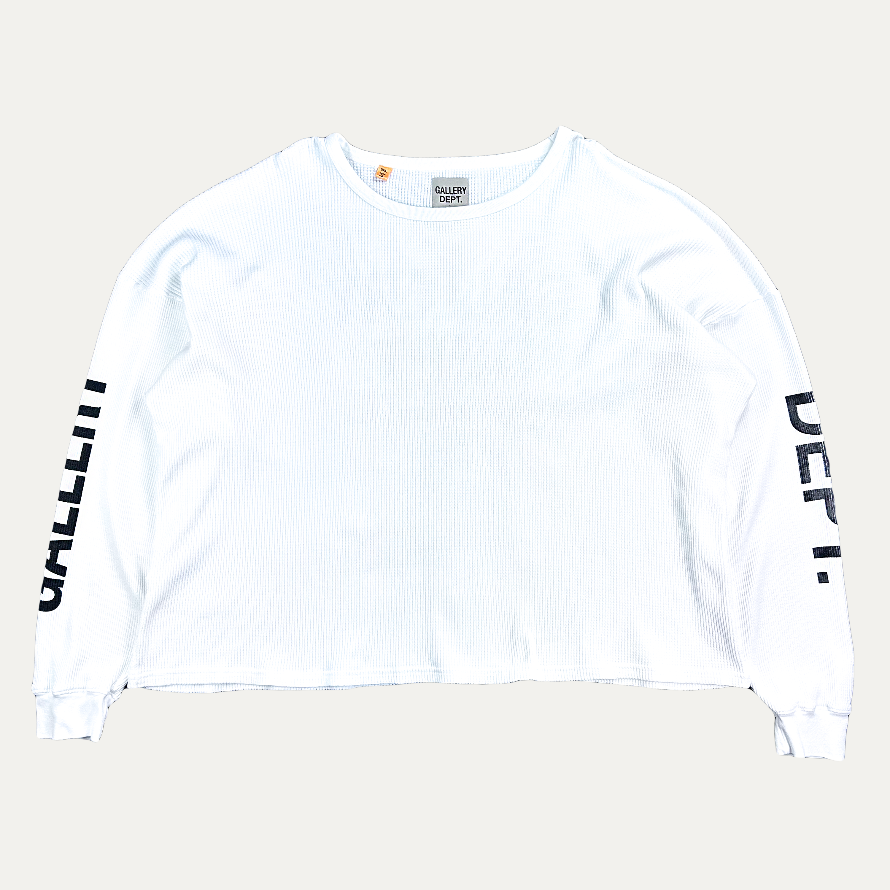 GALLERY DEPT. ホワイト長袖カットソー GALLERY DEPT. サーマル