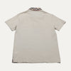 Burberry Tan Check Collar Polo Shirt