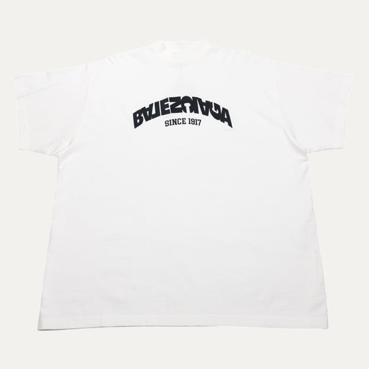 Balenciaga Upside Down Letters Logo T-Shirt