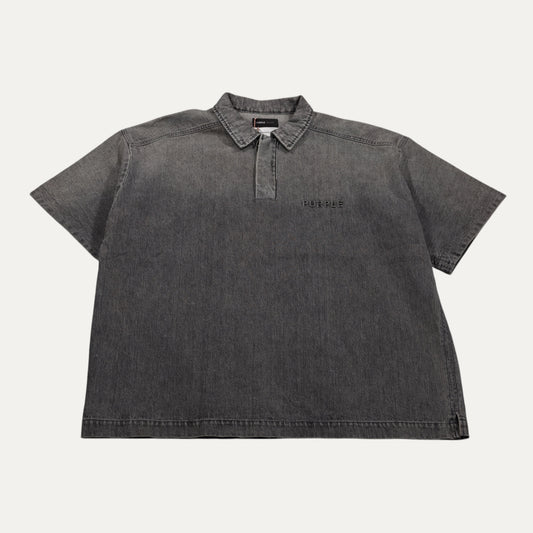 Purple Brand Embossed Polo Shirt