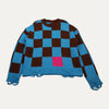 Andersson Bell Checkered Knit Sweater