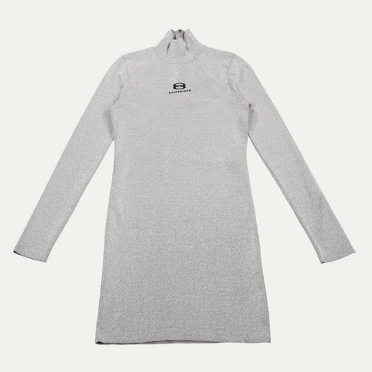 Balenciaga Unity Sports Icon Embroidered Mini Dress