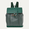 Goyardine Calfskin Alpin MM Backpack Green