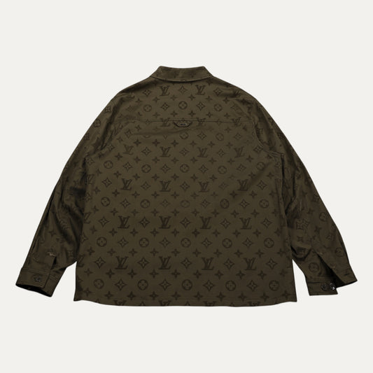 Louis Vuitton Monogram Button Up Over Shirt