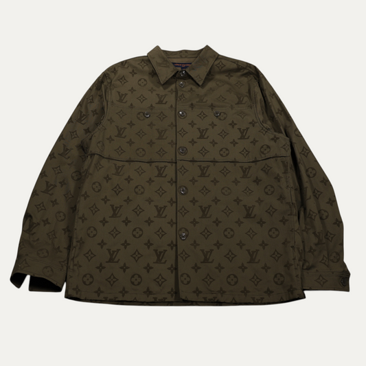 Louis Vuitton Monogram Button Up Over Shirt