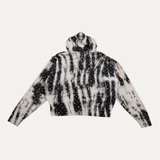 Amiri Bleached Monogram Paisley Pull-Over Hoodie