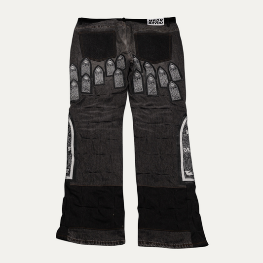 Who Decides War Arch Patched Jeans
