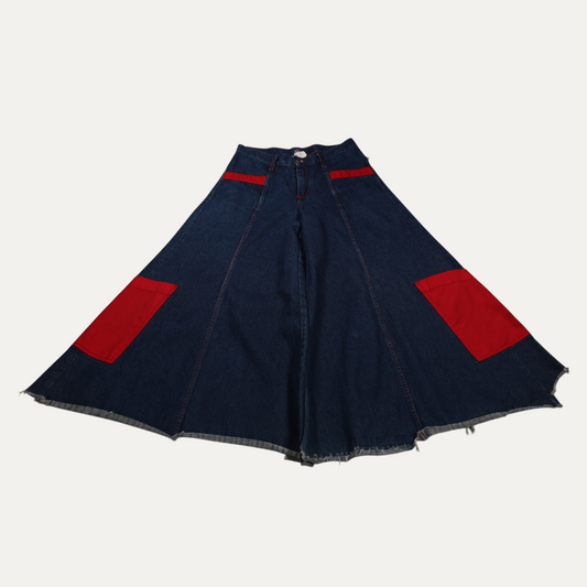 Sarali 90s Rave Wide Leg Jeans