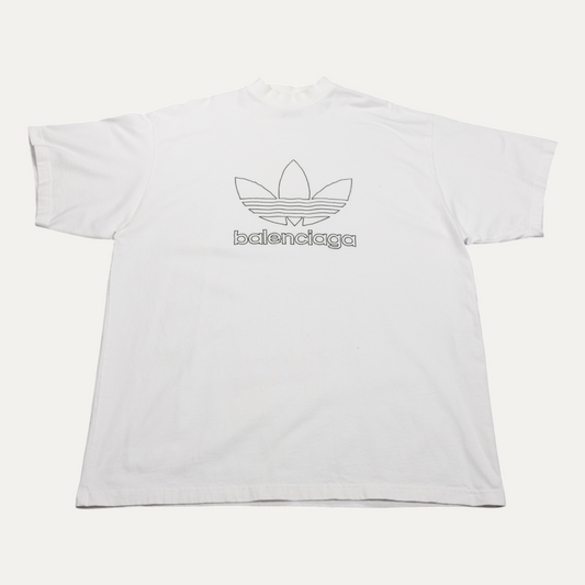 Balenciaga X Adidas Basic Chest Logo T-Shirt