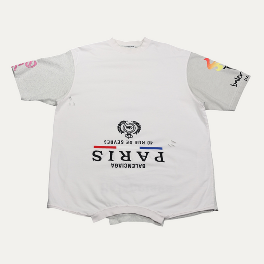 Balenciaga Upside Down Paris Logo T-Shirt