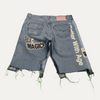 Better With Age X Levi's 501 Patch Work Jean Shorts