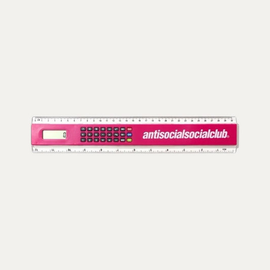 Anti Social Social Club Calculator Ruler