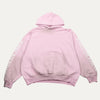 Balenciaga Old English Spell Out Distressed Hoodie