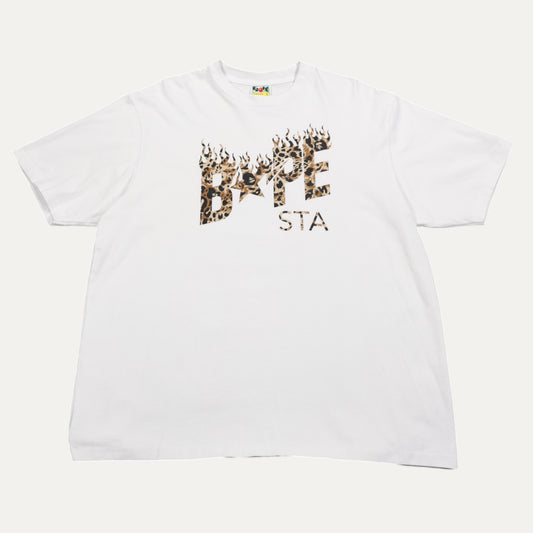 Bape Wild Leopard Pattern T-Shirt