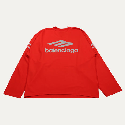Balenciaga Reflective Sport Ski Long-Sleeve Jersey
