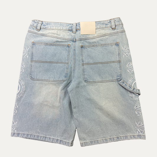 All In One Production Embroidered Carpenter Jean Short