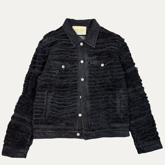 Alyx X Blackmeans Shredded Effect Denim Jacket