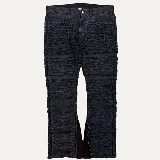 Alyx X Blackmeans Shredded Effect Denim Jeans