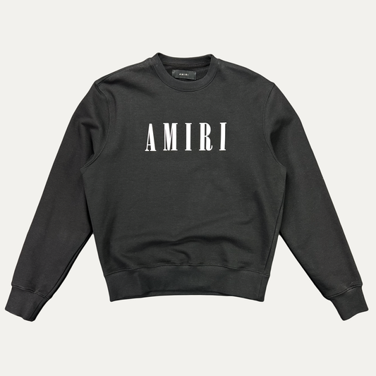 Amiri Chest Spellout Crewneck Sweatshirt