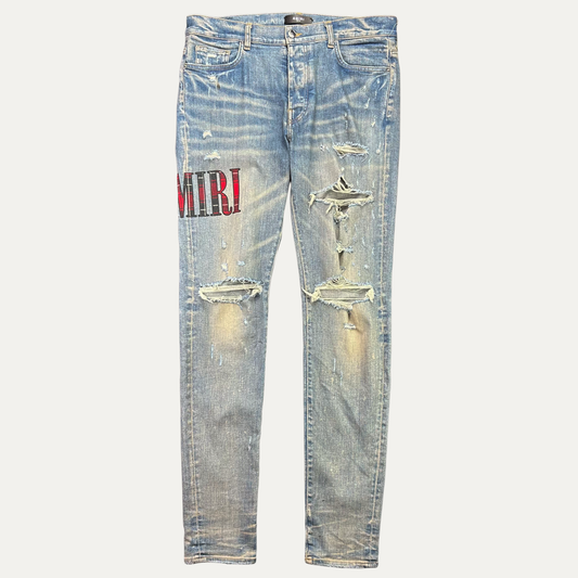 Amiri Flannel Core Denim Jean