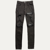 Amiri MX1 Distressed Moto Denim