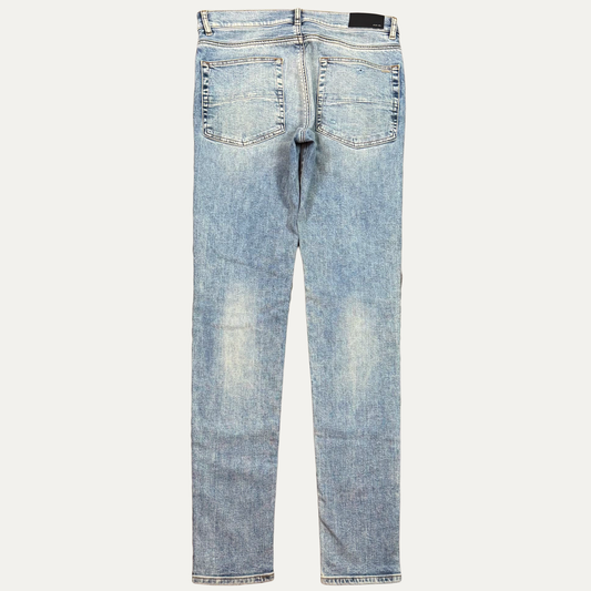 Amiri MX1 Tie Dye Patches Denim Jeans