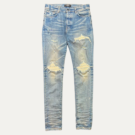 Amiri MX1 Ultrasuede Denim Jean