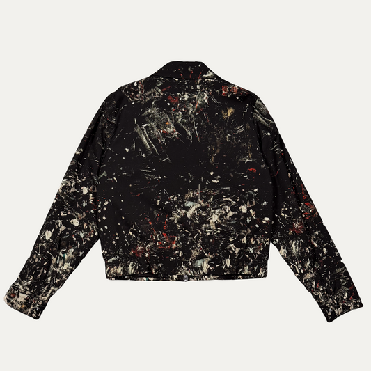 Amiri Paint Splatter Blouson Zip Jacket