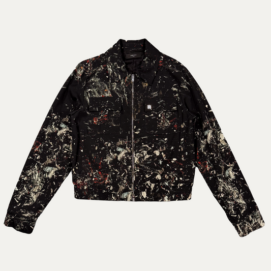 Amiri Paint Splatter Blouson Zip Jacket
