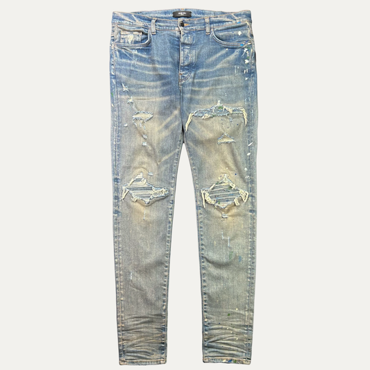 Amiri MX1 Paint Splatter Denim Jean