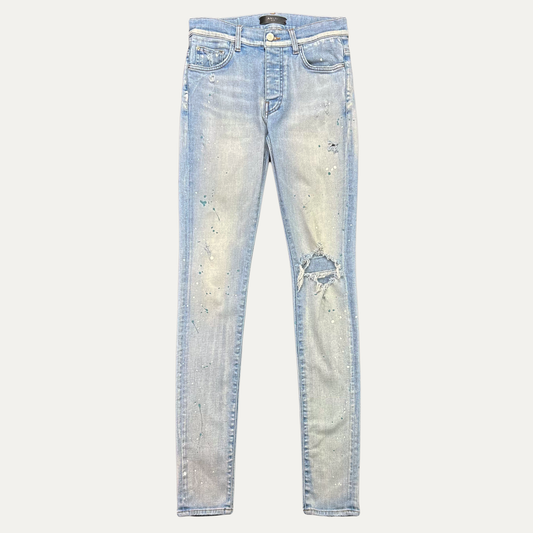 Amiri Paint Splatter Denim Jean