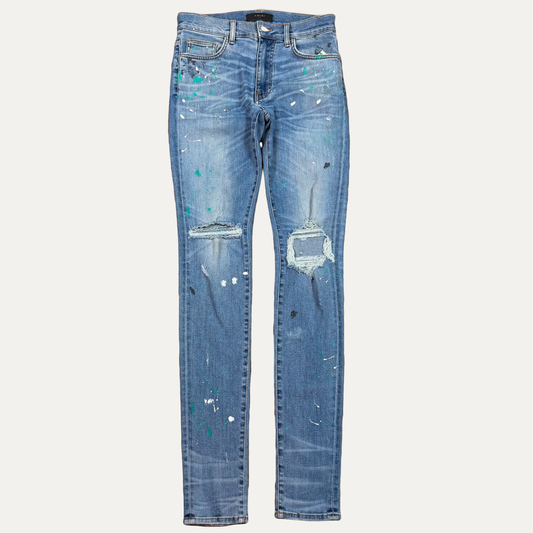 Amiri Paint Splatter Denim Jeans