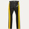 Amiri Yellow Striped Biker Denim Jean