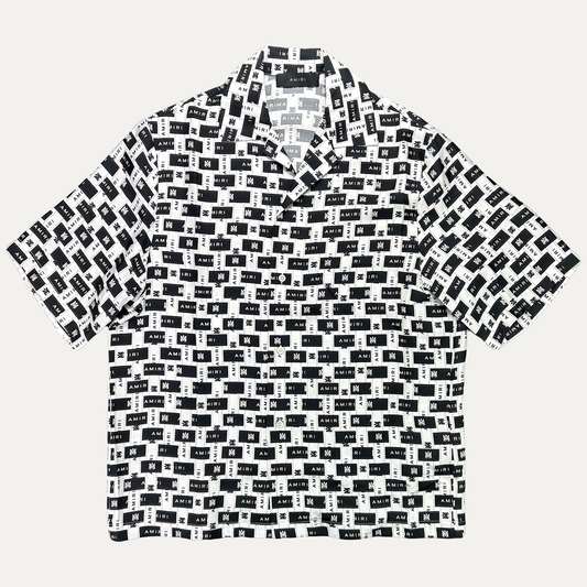 Amiri Tape Bowling Button Up Shirt