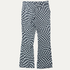 Amiri Warp Logo Silk Flare Pant