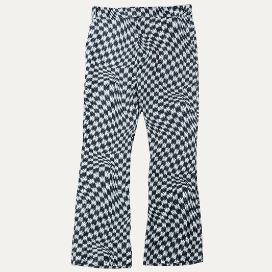 Amiri Warp Logo Silk Flare Pant