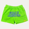 Awful Lot Of Cough Syrup Crotch Spellout Shorts