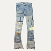 AYSM Custom Reconstructed Patchwork Denim Jean