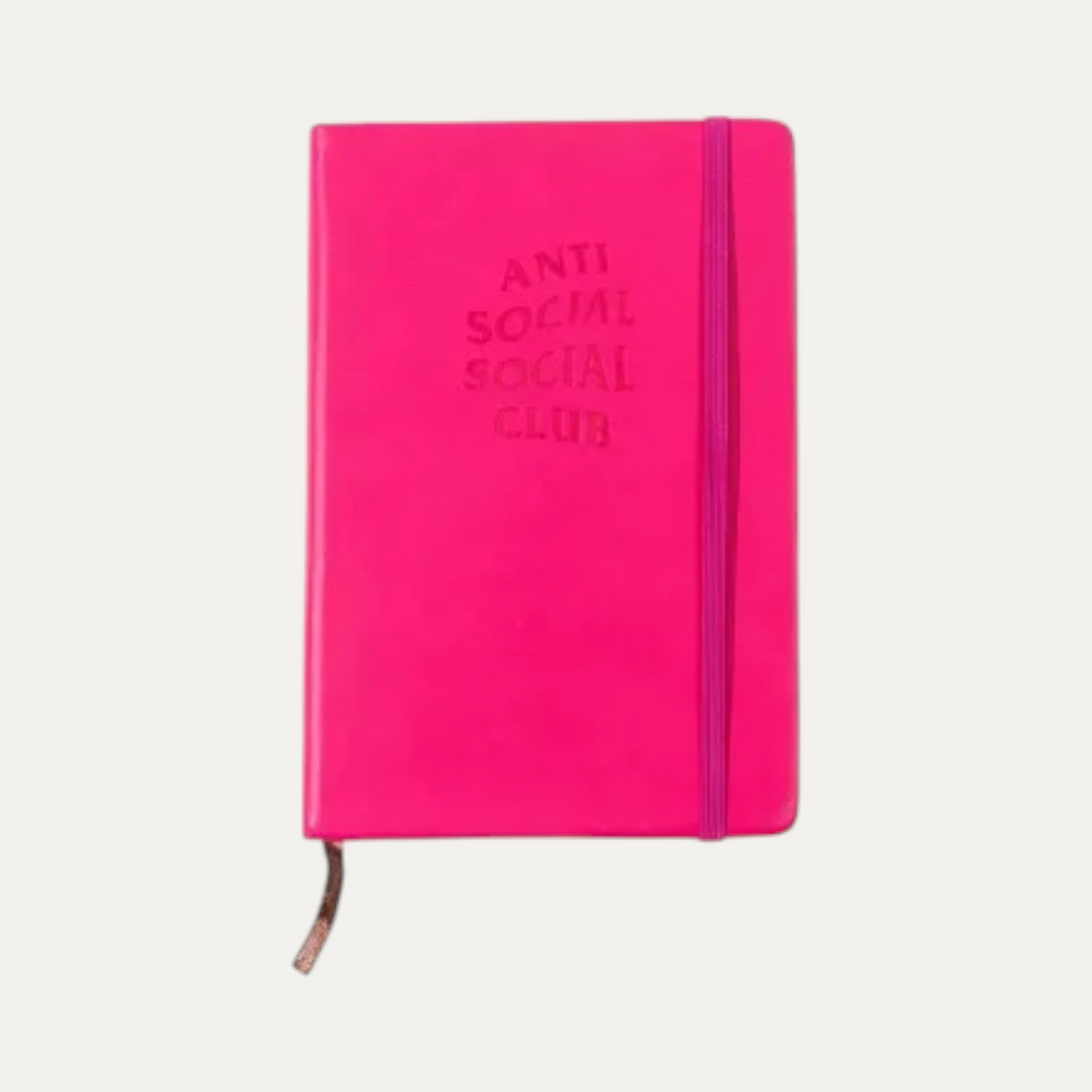 Anti Social Social Club Pink Logo Notebook