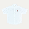Balenciaga College Logo Button-Up Shirt