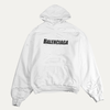 Balenciaga Caps Destroyed Oversize Fit Hoodie