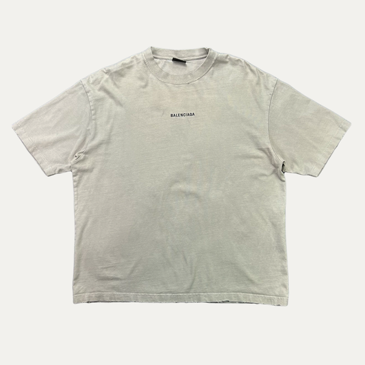 Balenciaga Embroidered Chest Logo T-Shirt