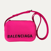 Balenciaga Grained Logo Small Crossbody Bag