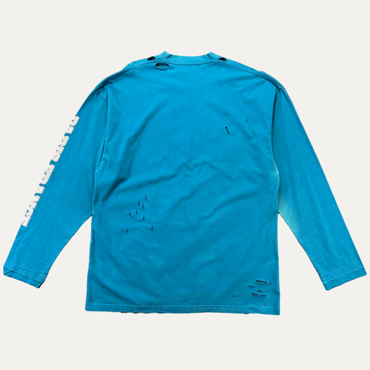 Balenciaga Maison Brand Print Longsleeve T-Shirt