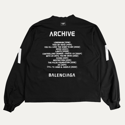 Balenciaga Music Archive Long Sleeve T-Shirt