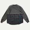 Balenciaga Patched Long Sleeve Flannel