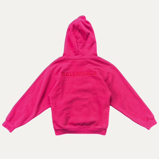 Balenciaga Embroidered Pocket Spellout Hoodie