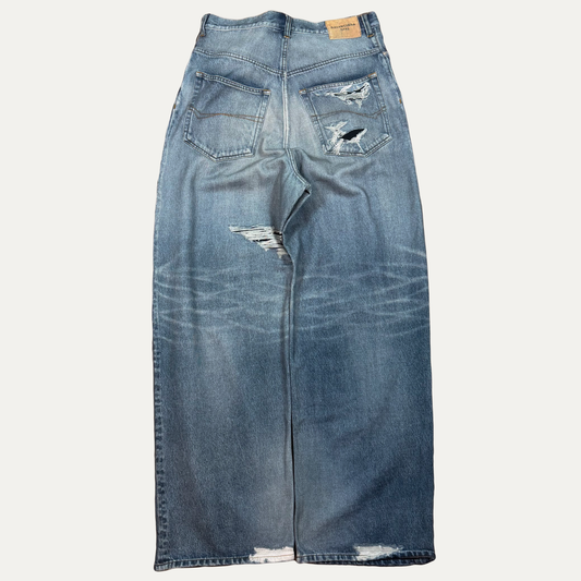 Balenciaga Trompe L'oeil Trouser Pants