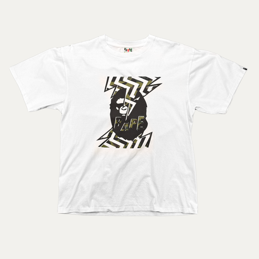 Bape 1st Camo Lightning Ape Head T-Shirt