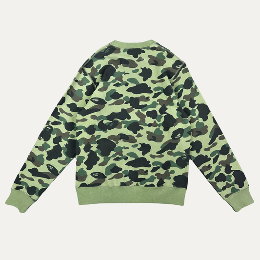 Bape All Over Camo Crewneck